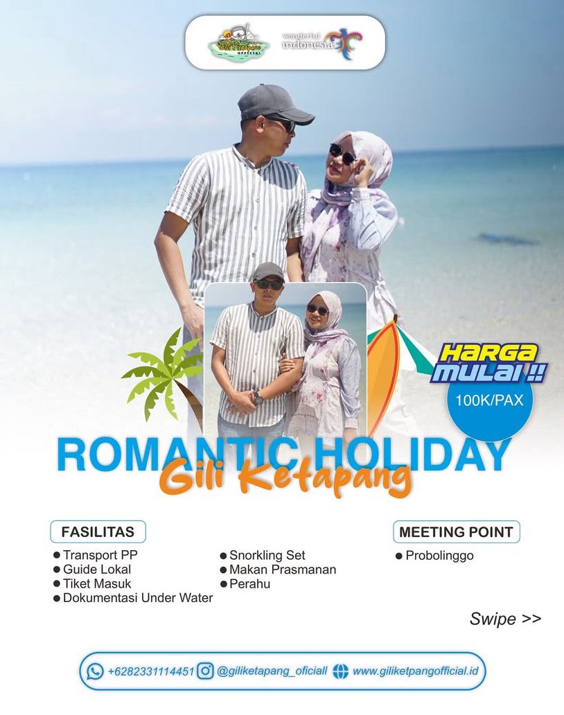 Paket wisata pantai Gili Ketapang